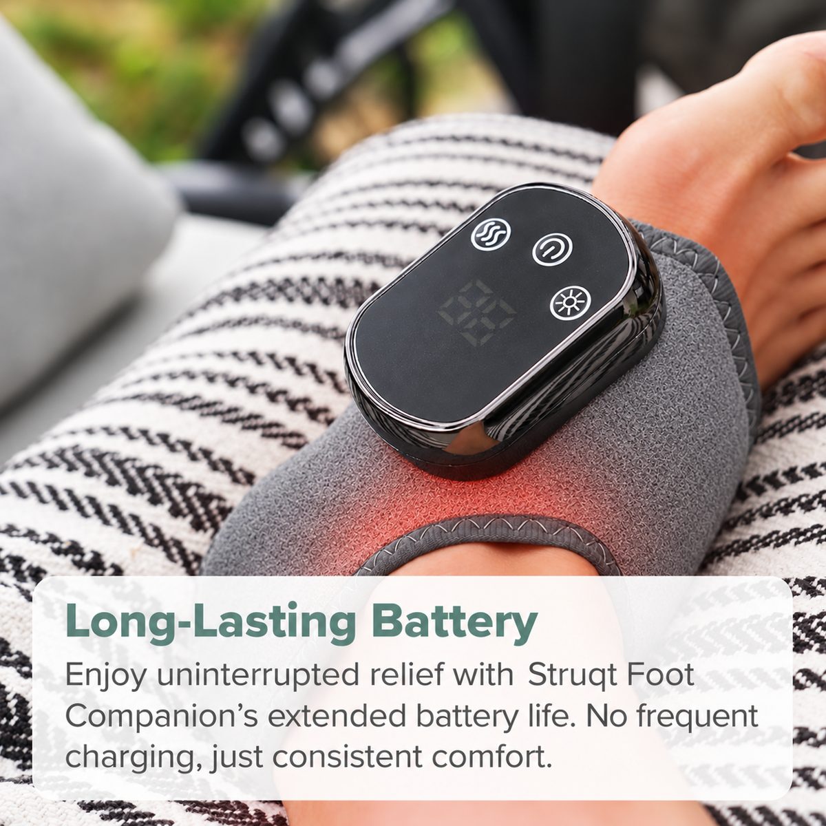 Struqt Foot Companion long-lasting battery